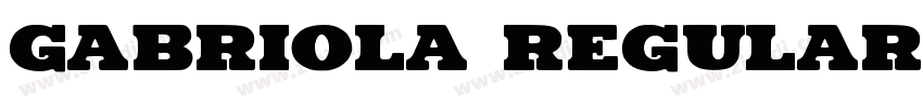 Gabriola Regular字体转换
